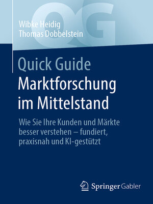 cover image of Quick Guide Marktforschung im Mittelstand